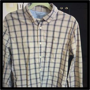 Banana Republic Luxe Poplin Grant Slim Fit Med